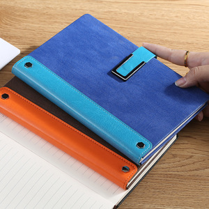 Libreta de Negocios Personalizada A5 con Cubierta de Cuero, Encuadernación Inalámbrica, Portátil, para Reuniones de Oficina, Toma de Notas, con Hebilla - Product Image 5