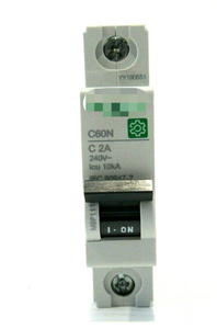 Controlador de programación Plc 2 NUEVOS disyuntores C60N C2A 240V 60947-2 C60NC2A - Product Image 3