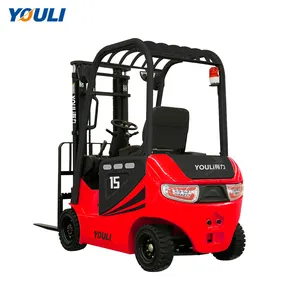 Youli 80V lityum pil BMS isteğe bağlı 1.5ton elektrikli Forklift taşınabilir Mini elektrikli Forklift Fork Lift