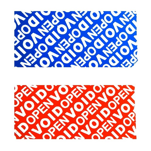 Custom Tamper Evident VOID OPEN Security Seal Label Anti Sticker for Packaging Warranty Protection With OEM Printing
