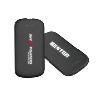 Meilleure vente PowerBank ultra-mince 5000mah pour cadeaux de société Batteries électroniques tendances Batteries rechargeables au lithium avec logo LED