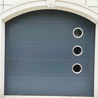 Ventana Circular de ABS para Puerta de Garaje, Ventana de Observación Circular de Vidrio para Puerta de Garaje Seccional