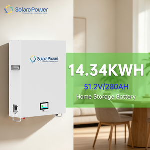 Solara Power 14.34KWh LiFePO4 Storage <b>Battery</b> 48v lifepo4 <b>battery</b> wall <b>mount</b> PowerWall 48v lithium ion <b>battery</b> for solar system - Product Image 4