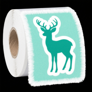 Pegatinas de vinilo adhesivas personalizadas con impresión de logotipo Paquete de marca comercial personalizado - Product Image 4