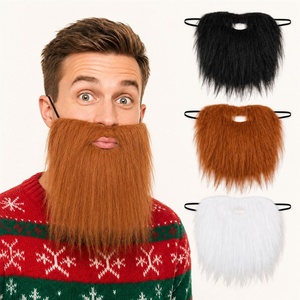 Vente en gros <span class=keywords><strong>de</strong></span> fausses barbes noires, brunes et blanches, accessoires <span class=keywords><strong>de</strong></span> <span class=keywords><strong>déguisement</strong></span> amusants, accessoires <span class=keywords><strong>de</strong></span> scène <span class=keywords><strong>pour</strong></span> Halloween, cosplay et fêtes - Product Image 1