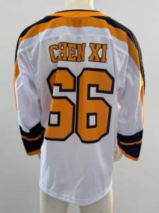 Sublimazione abbigliamento sportivo 100% poliestere <span class=keywords><strong>Hockey</strong></span> su ghiaccio abbigliamento camicia di alta qualità Logo personalizzato numero <span class=keywords><strong>Hockey</strong></span> su ghiaccio maglia - Product Image 3