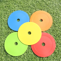 Logo personnalisé pas cher marqueurs de football colorés disques d'entraînement de football cônes d'agilité plats avec support