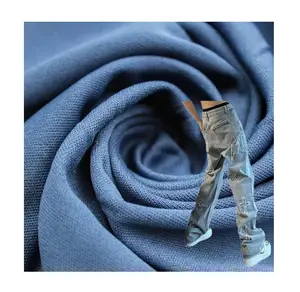 The fashionable all-cotton denim fabric is used for men's patch jeans loose to make distressed jeans