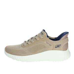 รองเท้า Skechers Slip On 118312 สีเทาอมน้ำตาล รุ่น Chunky รองเท้าผ้าใบผู้ชายใส่สบาย - Product Image 1