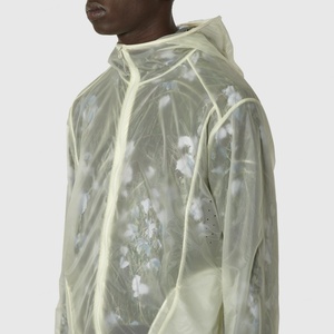 Veste de cyclisme imperméable légère pour homme avec capuche, protection solaire UPF50+, respirante et logo personnalisé anti-UV - Product Image 3