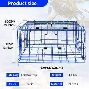 Piège à crabes pliable, pot à poissons, capture de homard, piège à crabes - Product Image 4