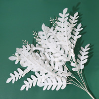 Décoration de mariage, plantes vertes, aménagement du lieu, décoration de plafond d'hôtel, feuilles d'arbres artificielles en forme de locustier