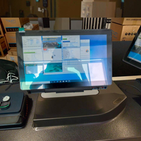 Bon Prix 15.6 "ou 15 Pouces Pos Systèmes Machine windows Restaurant Écran Tactile Caisse Enregistreuse Un Écran