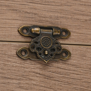 Cerradura para Muebles de Aleación de Zinc, Diseño Tradicional sin Llave en Bronce Antiguo y Dorado para Bolsos - Product Image 4
