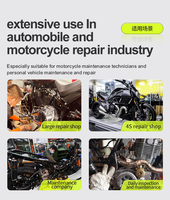 Escáner de Diagnóstico para Motocicletas Yamaha M100 Pro de Alta Calidad, Pantalla a Color de 3.5'', Prueba de Batería de 12V, Actualizaciones Gratuitas