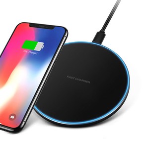 10W MAX rápido inalámbrico <span class=keywords><strong>cargador</strong></span> para <span class=keywords><strong>Samsung</strong></span> <span class=keywords><strong>Galaxy</strong></span> <span class=keywords><strong>S10</strong></span> S9/S9 + S8 Nota 9 USB de carga Qi pad para iPhone 11 Pro XS Max XR 8X8 <span class=keywords><strong>Plus</strong></span> - Product Image 1