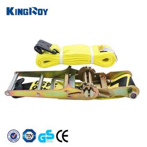 Sangle de fixation à cliquet en acier avec logo personnalisé, 16200 lb, 100 mm, 4 pouces, avec crochets à cliquet, transport sécurisé - Product Image 4