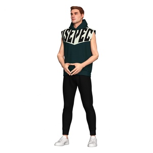 Sweat à capuche sans manches pour la boxe, idéal pour les séances d'échauffement, tissu respirant, sweat à capuche pour l'entraînement en salle de sport - Product Image 2