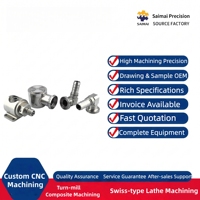 Services de fraisage et de fonderie CNC sur mesure à faible coût pour coudes hydrauliques en acier inoxydable et aluminium, fabrication OEM