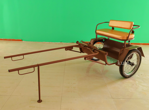 Lujo Turismo Viajes Maratón Carro de caballos 2 Ruedas Mini <span class=keywords><strong>pony</strong></span> Caballo dibujado para la venta 2 Ruedas Carro de <span class=keywords><strong>pony</strong></span> - Product Image 2