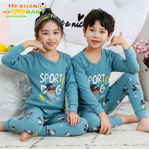 100-160 Su Misura Molla Organico 100% Cotone Degli Indumenti Da Notte <span class=keywords><strong>Pigiami</strong></span> Del Fumetto Dei Capretti Delle Ragazze <span class=keywords><strong>Pigiami</strong></span> Set Per I Bambini - Product Image 1