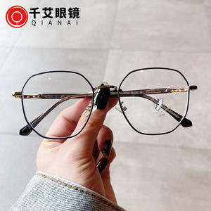 เฉียนไนกรอบแว่นตาทรงแปดเหลี่ยมแบบเต็มกรอบ เลนส์ PC ป้องกันแสงสีฟ้า สไตล์ยูนิเซ็กส์ รุ่น L1-21062 - Product Image 4