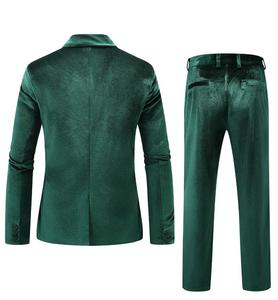 Nouveau Costume Homme en Velours de <span class=keywords><strong>Haute</strong></span> Qualité, Blazer et <span class=keywords><strong>Pantalon</strong></span>, Double Boutonnage, Revers Pointus, pour Bal de Promo, Occasions Formelles, Affaires, <span class=keywords><strong>Smoking</strong></span>, Ensemble 2 Pièces - Product Image 3