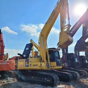 Excavadoras Komatsu PC210 Usadas de Segunda Mano, Excavadora de Orugas de 21 Toneladas de Alto Rendimiento, Martillo Hidráulico, Bomba Hidráulica Kawasaki - Product Image 3