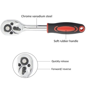 Juego <span class=keywords><strong>de</strong></span> Herramientas <span class=keywords><strong>de</strong></span> 46 Piezas para Una Mano, Marca DNT, Garantía <span class=keywords><strong>de</strong></span> 12 Meses, Juego <span class=keywords><strong>de</strong></span> Llaves <span class=keywords><strong>de</strong></span> Tubo para Reparación <span class=keywords><strong>de</strong></span> Autos y Motocicletas - Product Image 4