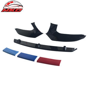 Lèvre de pare-chocs avant pour BMW G30 M-Tech M Sport 2017-2020, séparateurs noir brillant - Diffuseur ABS, protection de menton - Product Image 3