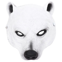 Masque d'animal 3D en mousse PU pour fête de Mardi Gras, Halloween, carnaval, ours polaire, DIY, Wish AliExpress