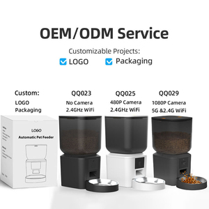 OEM 7L 5G WiFi kamera ile otomatik köpek besleyici 1080P gece görüş ses kaydedici otomatik evcil hayvan besleyici çoklu kediler için - Product Image 2