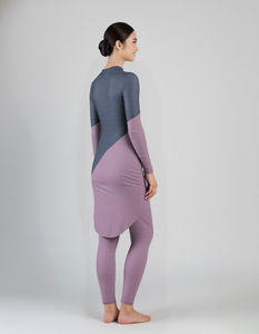 Traje de Baño Musulmán Kilang Jahit Pukal OEM, Estilo Casual, Transpirable, Precio de Fábrica, Calidad Consistente - Product Image 2