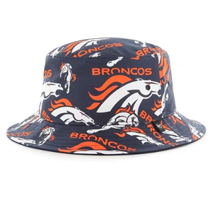 Customized 32 Teams Denver Broncos Bucket Hat Casual Fisherman Hat