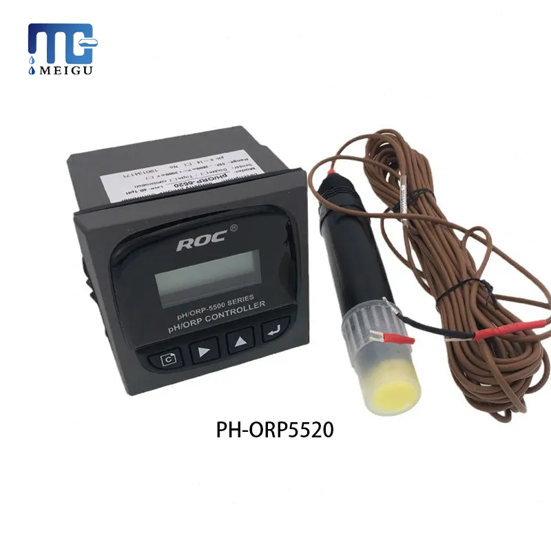 ROC PH-5520 0-14PH באינטרנט PH מטר רב פרמטר PH מים באיכות צג PH צג עבור RO מים טיפול