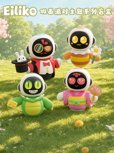 Eiliko <span class=keywords><strong>AI</strong></span> Emotional Trend Companion Robot ABS Masked Party Themed Electronic Toy Sound Function Ages 14+ Blind Box Second - Product Image 2