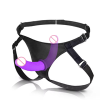 Dildo à Sangle pour Femmes, Jouets Sexuels Féminins, Dildos Doubles en Silicone Amovibles, Dildos Réalistes Portables pour Femmes, Lesbiennes et Couples