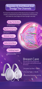 Electric Vacuum <b>Breast</b> Massager <b>Silicone</b> Cup Beauty Device Adjustable Intensity Home Salon Use - Product Image 6