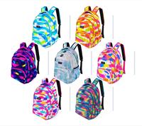 Sac à dos scolaire 17 pouces personnalisable par sublimation pour filles et femmes, sacoche d'ordinateur portable avec logo pour les voyages décontractés