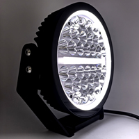 OPOOLIGHTING Nouvelles Feux de Conduite LED Spot Haute Luminosité 4x4 Tout-Terrain 9 Pouces 340W 12V 16000LM Blanc Dynamique Ambre DRL