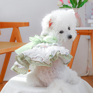 Falda de Princesa Ecológica de Verano para Perros Pequeños, Estilo Clásico, Vestido Estampado de Poliéster de Alta Calidad, Año Nuevo - Product Image 2