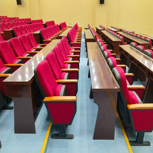 Chaises en tissu empilables de conception moderne, personnalisables, pour théâtre, hôtel, école, église - Product Image 1