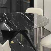 Plan de travail moderne en calcite noire Nero Marquina |   Eastern Stone ES083 Pierre polie noire et blanche coupée sur mesure Garantie 5 ans