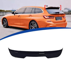 Bmw Rear Spoiler G21 <b>Black</b> ABS Top And Center <b>Wing</b> For 2020 2025 3 Series Touring - Product Image 1
