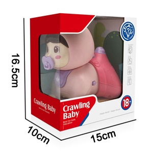 Jouet rampant pour bébé, poupée rampante électrique, les tout-petits apprennent à grimper, jouets touch sense, jouet avec son et éclairage - Product Image 6