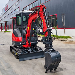 Aide 2.5 Ton Compacte Graafmachine Dieselmotor Crawler-Type Mini Graafmachine Landbouw Boerderij Gebruik - Product Image 1