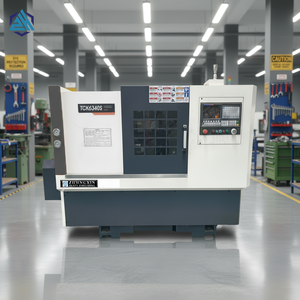 数控卧式平床车床高精度多功能刹车盘车削旋削机 - Product Image 1