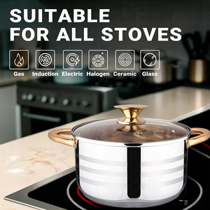 304 Stainless Steel Sustainable Instant Noodle <b>Pot</b> Single Person Mexico Style Small Hot/<b>Soup</b> <b>Pot</b> Double-Handle Ramen Lid - Product Image 3