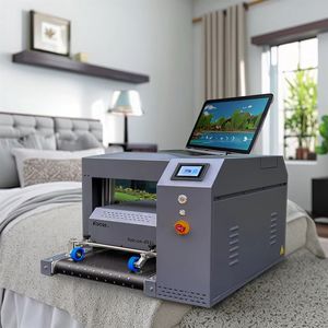 Impresora de Bolsas de Papel Kraft de Una Sola Pasada, 20m/min, Tinta CMYK, para Cajas de Pizza Corrugadas Absorbentes de Agua, Bolsas de Compra - Product Image 4