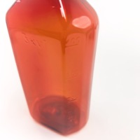 Bouteille ovale en PET Timberlin de 1 oz à 16 oz pour médicaments liquides avec impression sérigraphique et bouchons CR pour sirop